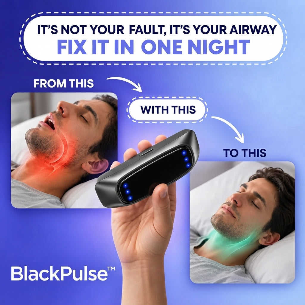 BlackPulse™ - Smart Anti-Snore Device