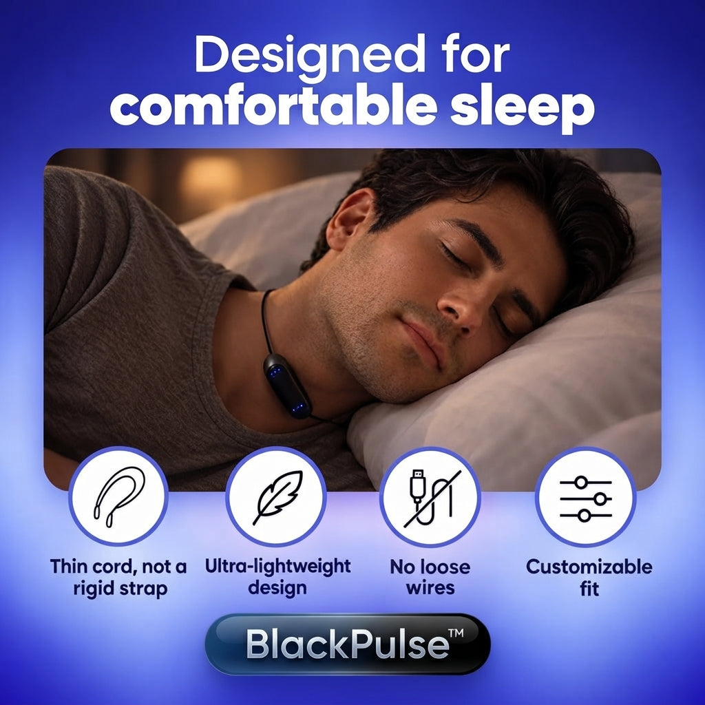 BlackPulse™ - Smart Anti-Snore Device