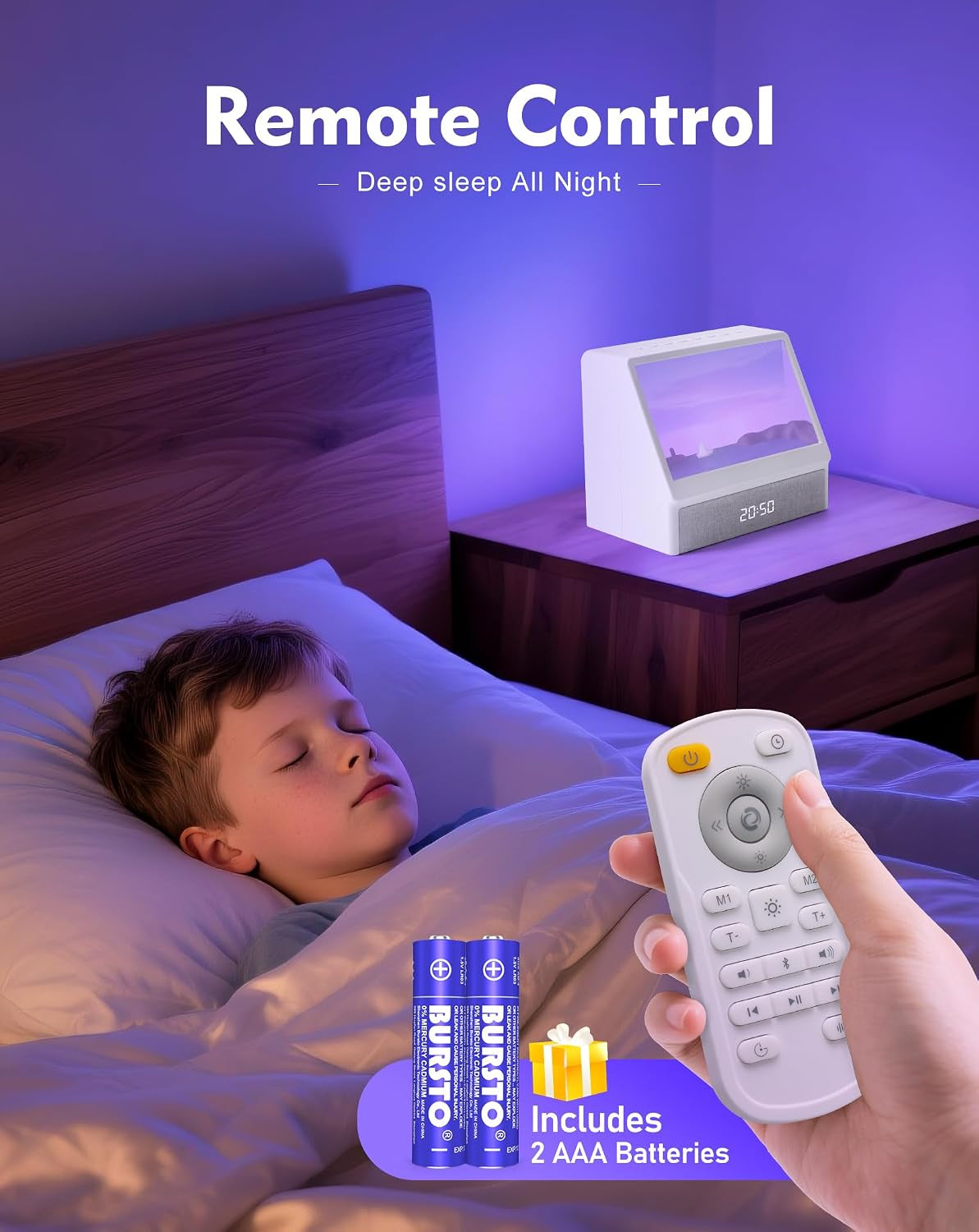 Sunrise Alarm Clock with Sound Machine, Alarm Clock with Bluetooth Speaker